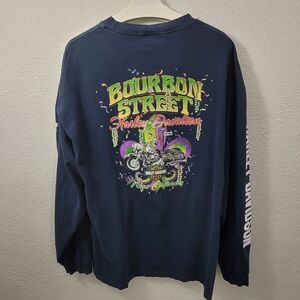 Harley-Davidson Bourbon Street 2011 New Orleans Long Sleeve T-Shirt 2XL